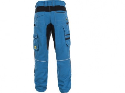 Kalhoty CXS STRETCH, pánské, středně modré-černé