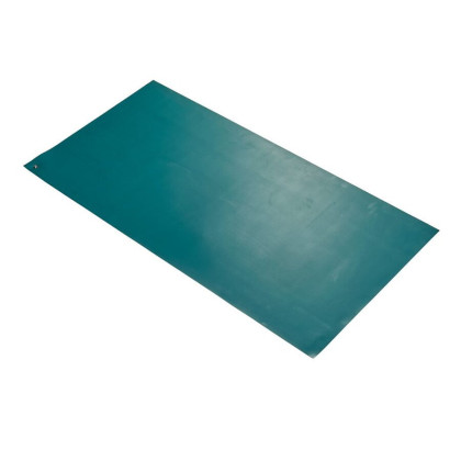 Zelená gumová dvouvrstvá ESD podložka - 60 x 120 x 0,2 cm