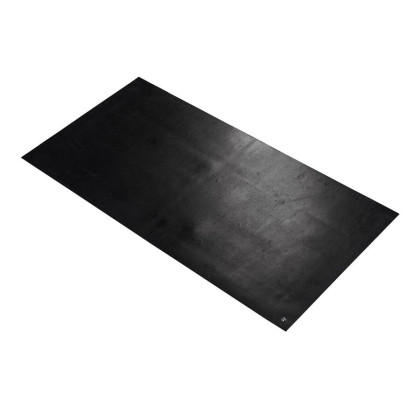 Černá gumová dvouvrstvá ESD podložka - 60 x 120 x 0,2 cm