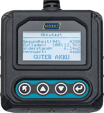 Tester baterií 12V, LCD display - HAZET 4650-6