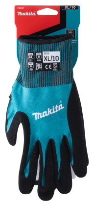 rukavice pracovní pletené basic, nitril, velikost XL