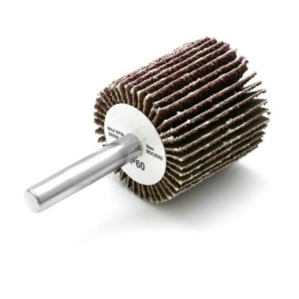 Kotouč lamelový brusný 30 x 30 mm, Ø 6 mm, P60, na stopce