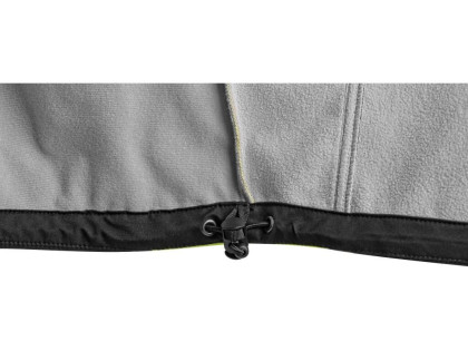 Bunda CXS BENSON, výstražná, softshell, pánská, žluto-černá, vel. 4XL