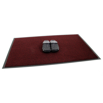 Červená vnitřní vstupní čistící rohož Mars - 90 x 120 cm