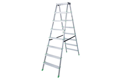 Schůdky Al 8-stupňové oboustranné 170 cm PROTECO, nosnost 150kg
