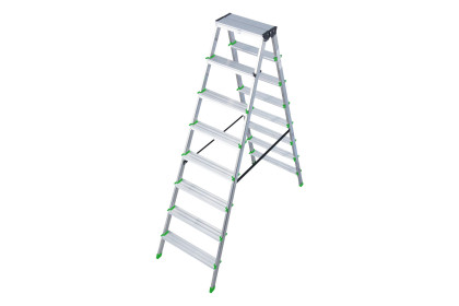 Schůdky Al 8-stupňové oboustranné 170 cm PROTECO, nosnost 150kg