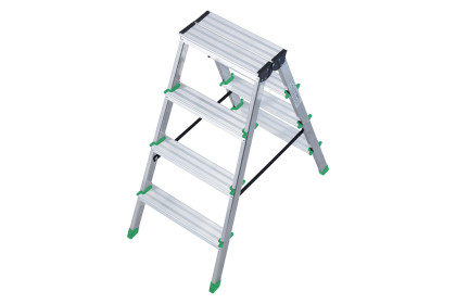 Schůdky Al 4-stupňové oboustranné 85 cm PROTECO, nosnost 150kg