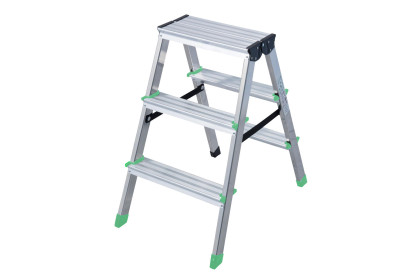 Schůdky Al 3-stupňové oboustranné 65 cm PROTECO, nosnost 150kg