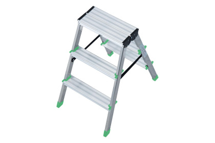Schůdky Al 3-stupňové oboustranné 65 cm PROTECO, nosnost 150kg