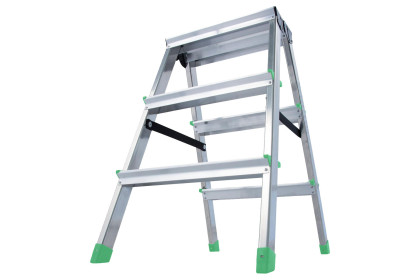 Schůdky Al 3-stupňové oboustranné 65 cm PROTECO, nosnost 150kg