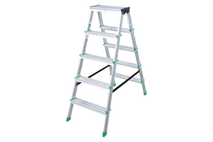 Schůdky Al 5-stupňové oboustranné 105 cm PROTECO, nosnost 150kg