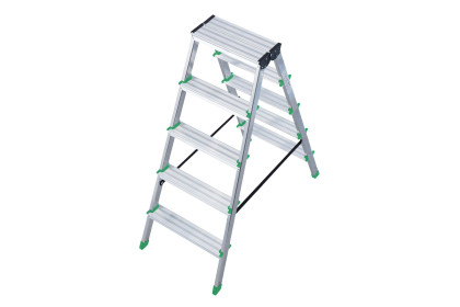 Schůdky Al 5-stupňové oboustranné 105 cm PROTECO, nosnost 150kg
