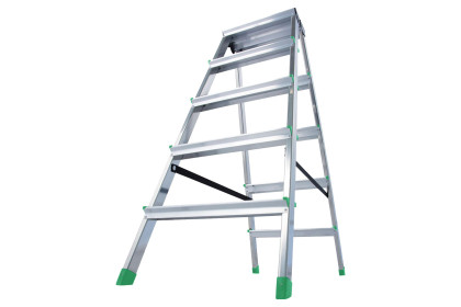 Schůdky Al 5-stupňové oboustranné 105 cm PROTECO, nosnost 150kg