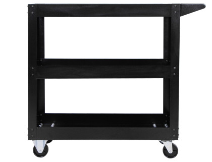 Policový vozík na kolečkách, 3 police, nosnost 100 kg - HT490021