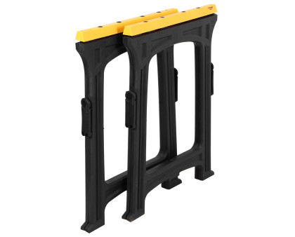 Skládací koza na dřevo, sada 2 ks, PP, nosnost 170 kg/pár - HT490314