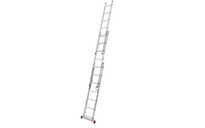 žebřík trojdílný KRAUSE 3x8 s úpravou na schody 225/320/450 cm
