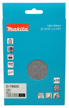 brusný papír 100x150mm A240