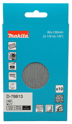 brusný papír 80x130mm A320