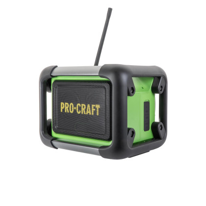 PROCRAFT PJS20 Aku rádio DAB+, FM, Bluetooth 5.3, 80W (bez baterie a nabíječky)