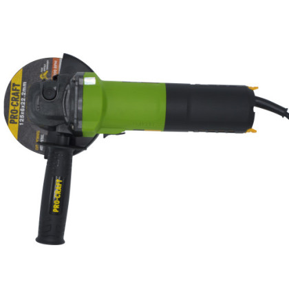 Bruska úhlová Procraft PW2200 + rychloupínací matice RM14, 10x řezný kotouč CD125x1.0b v boxu | SPW2200/CD125x1.0b/RM14