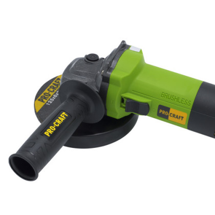Bruska úhlová Procraft PW2200 + rychloupínací matice RM14, 10x řezný kotouč CD125x1.0b v boxu | SPW2200/CD125x1.0b/RM14