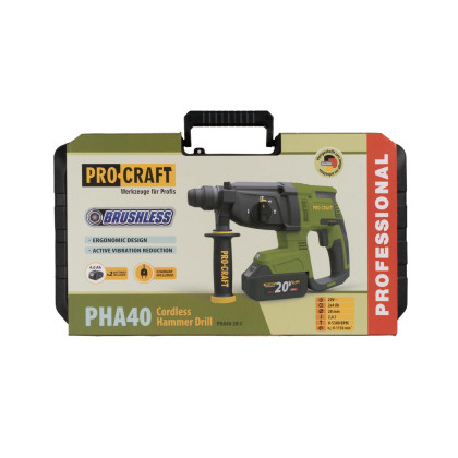 Kladivo vrtací aku Procraft PHA40 | PHA40
