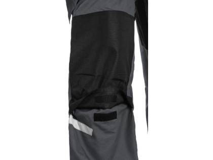 Kalhoty CXS STRETCH, 170-176cm, pánské, tmavě šedo-černé