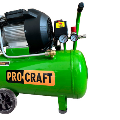 Kompresor Procraft AC52-2 a set příslušenství ke kompresoru 5 ks | SAC52-2/KIT-5C
