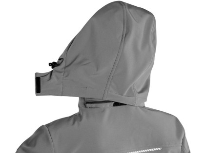 Bunda CXS STRETCH, dámská, softshell, šedá