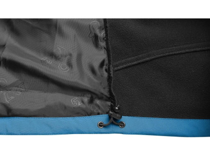 Bunda CXS STRETCH, dětská, softshell, středně modrá