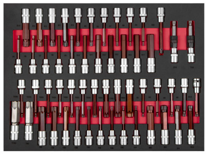 Dílenský vozík Everest s nářadím, 10 zásuvek, 350 dílů - AH0710