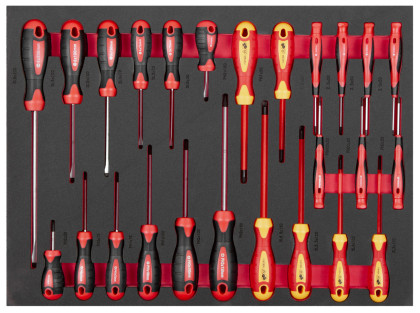 Dílenský vozík Everest s nářadím, 10 zásuvek, 350 dílů - AH0710