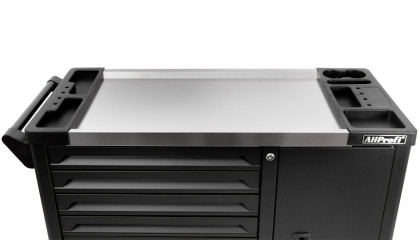 Dílenský vozík Expander s nářadím, 7 zásuvek a skříňka, 286 ks - AH0778