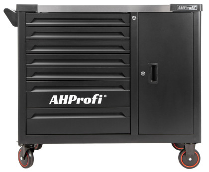 Dílenský vozík Expander s nářadím, 7 zásuvek a skříňka, 286 ks - AH0778