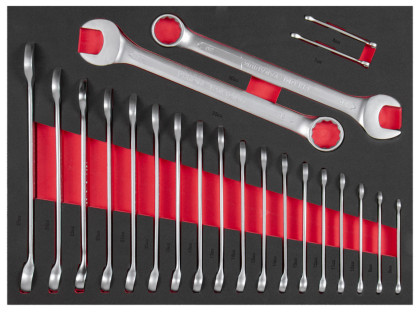 Dílenský vozík Expander s nářadím, 7 zásuvek a skříňka, 286 ks - AH0778