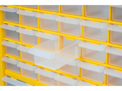 Organizér se zásobníky, 39 zásuvek, 475 x 380 x 160 mm