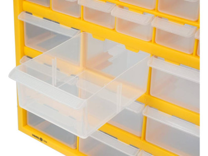 Organizér se zásobníky, 39 zásuvek, 475 x 380 x 160 mm