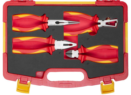 Elektrikářská sada nářadí, VDE kleště a šroubováky, 12 ks - AH12VDE