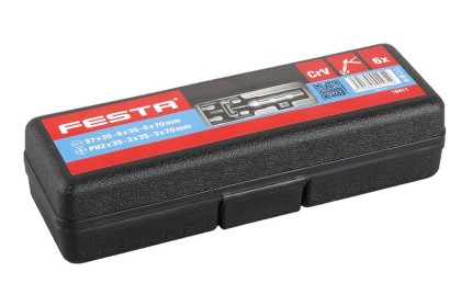 Šroubovák úderový FESTA sada 6xbit + 1/2&quot; CrV
