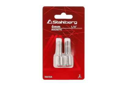 Adaptér STAHLBERG 1/4&quot; 6hran 6mm (2 ks)