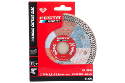 Kotouč diamantový FESTA INDUSTRY 115x1.2x22.2mm