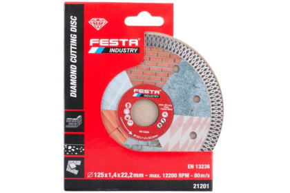 Kotouč diamantový FESTA INDUSTRY 125x1.4x22.2mm