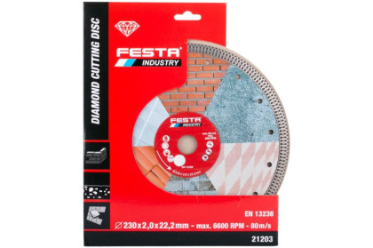 Kotouč diamantový FESTA INDUSTRY 230x2x22.2mm