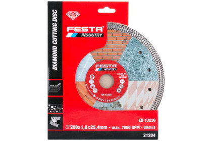 Kotouč diamantový FESTA INDUSTRY 200x2x25.4mm