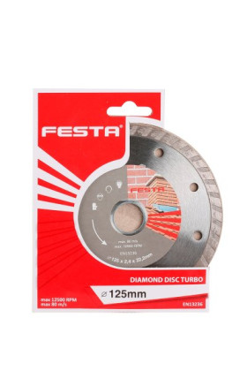 Kotouč diamantový FESTA TURBO 125x2.4x22.2mm