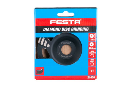 Kotouč diamantový brusný FESTA segmentový 125x22.2mm