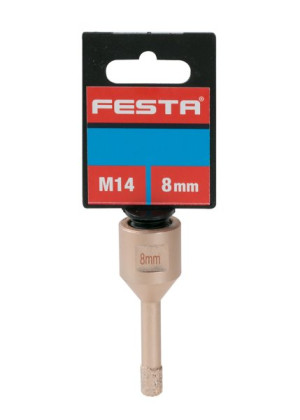 Korunka vykružovací FESTA diamantová 8mm M14