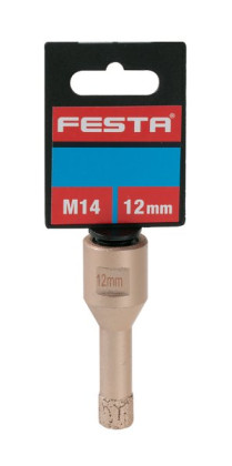 Korunka vykružovací FESTA diamantová 12mm M14