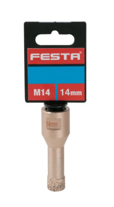 Korunka vykružovací FESTA diamantová 14mm M14