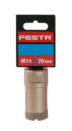 Korunka vykružovací FESTA diamantová 28mm M14